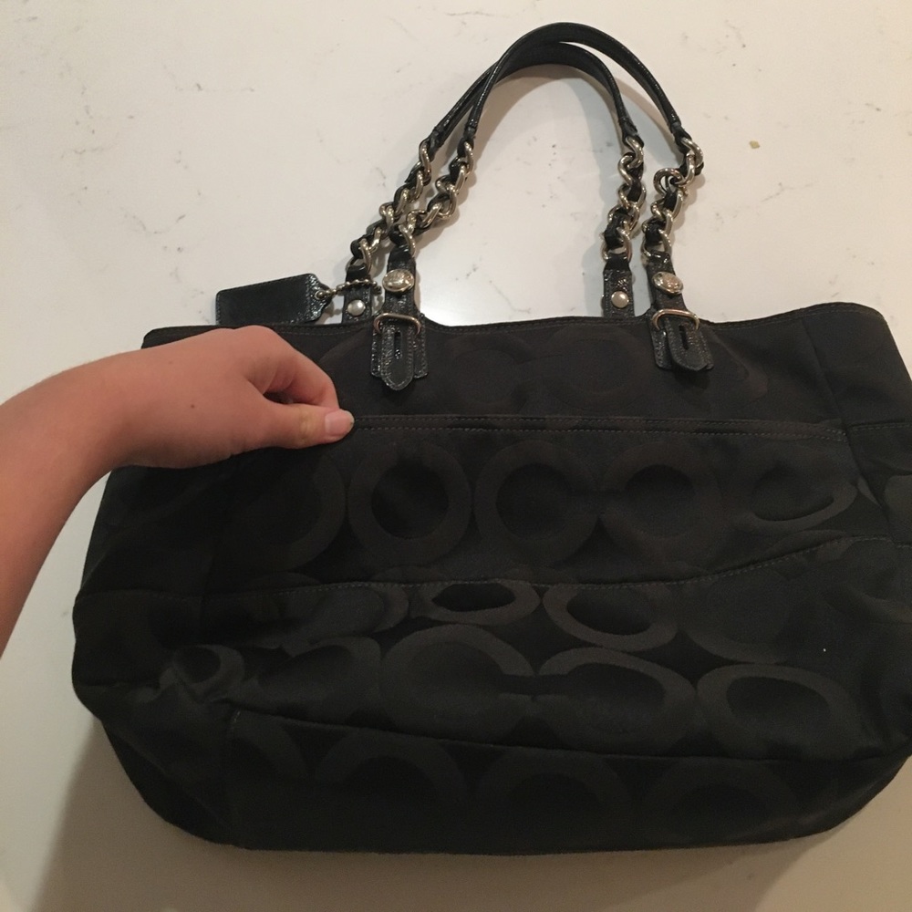 Black Coach Purse - Picture 2 of 6
